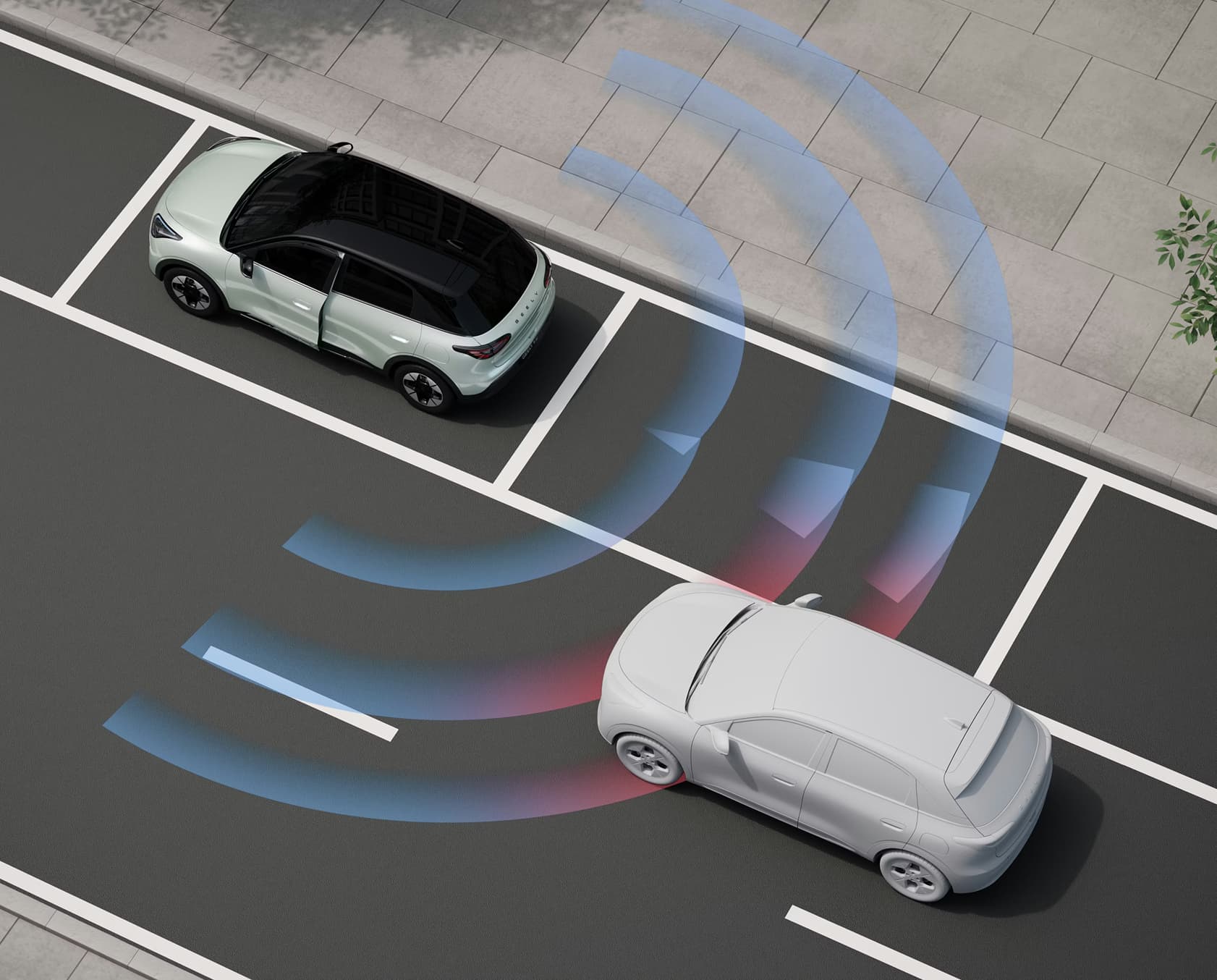 Geely E2 door open warning