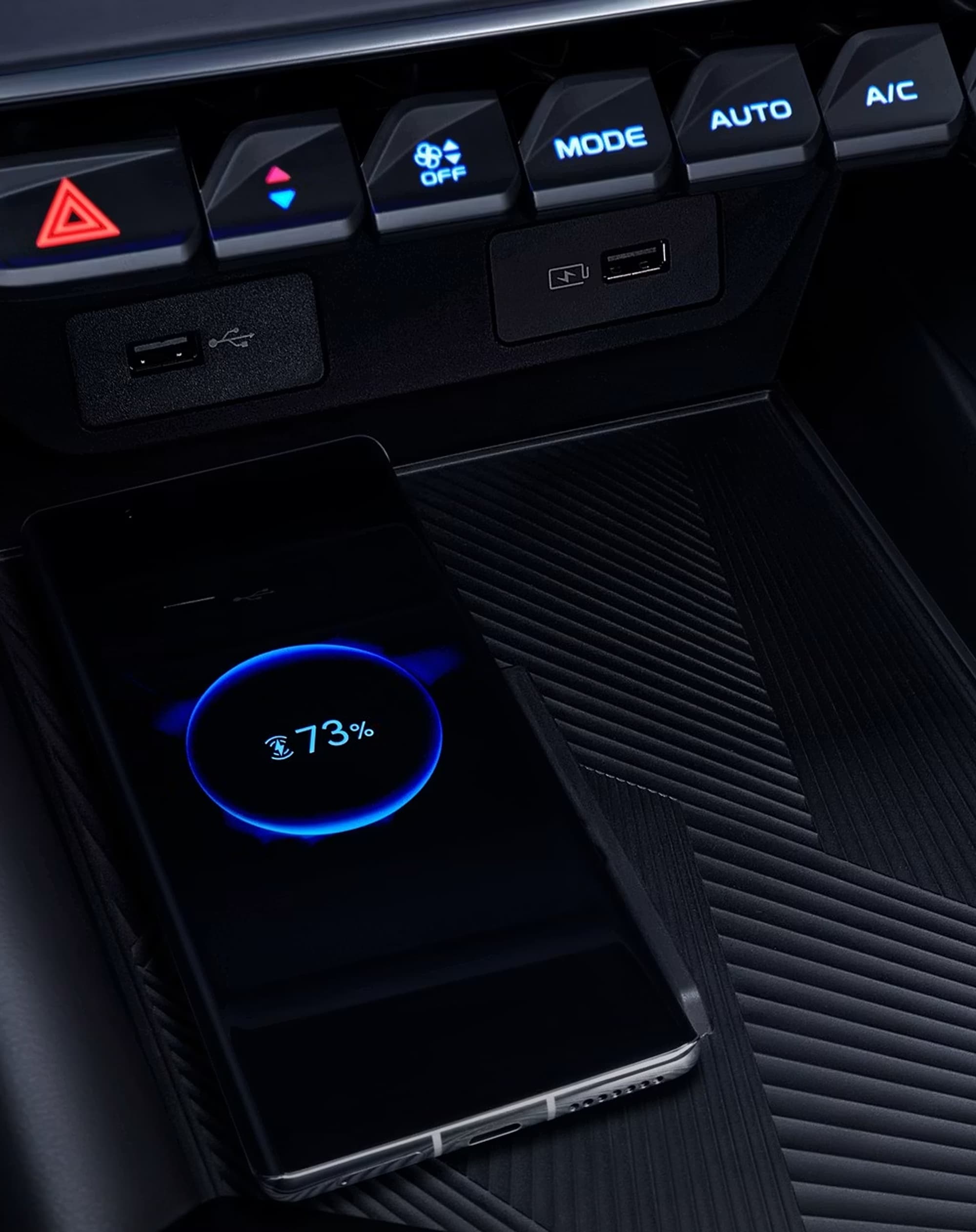 Geely Coolray wireless smartphone charging pad