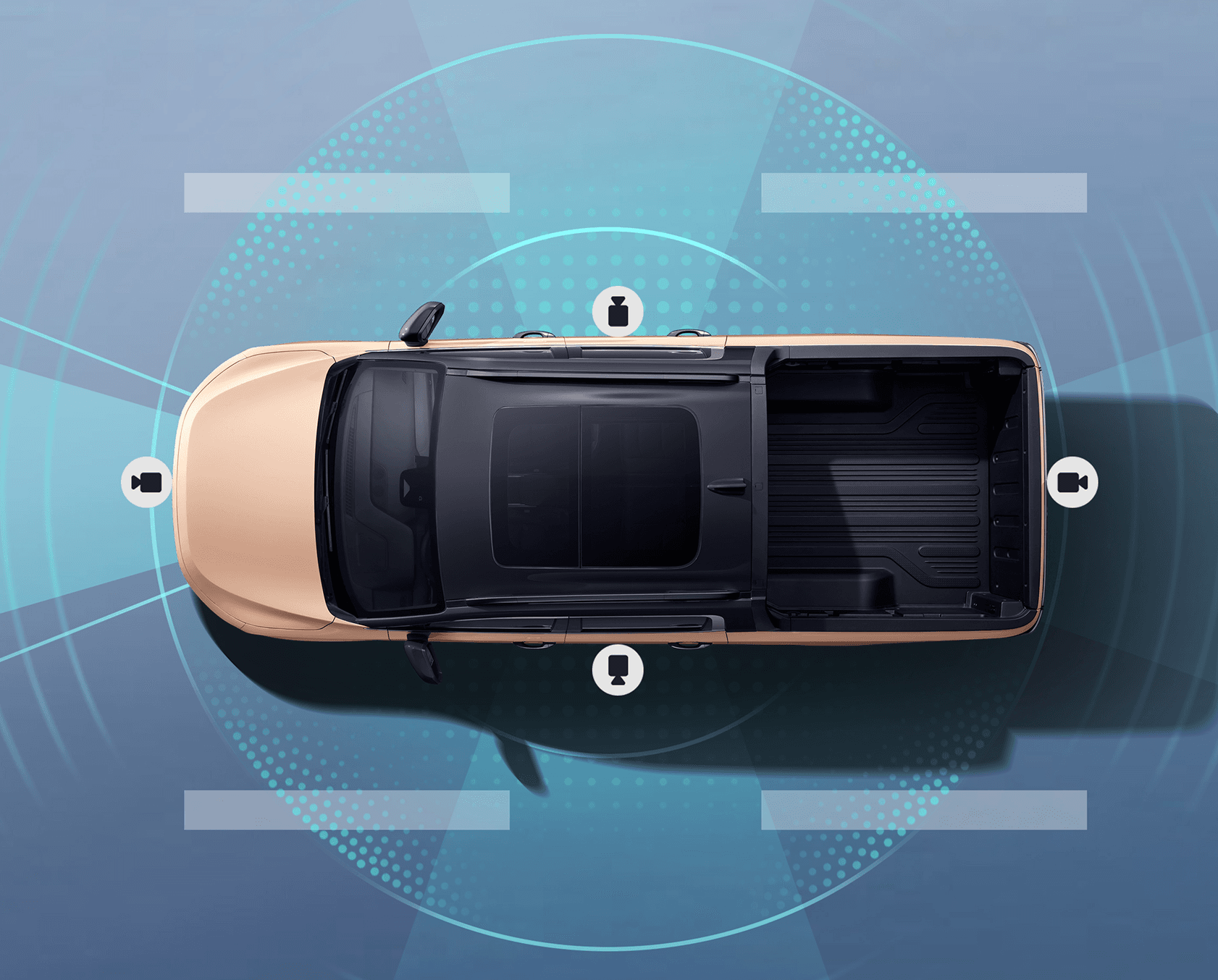 Geely Riddara 360-degree surrounding and transparent chassis camera coverage
